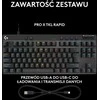 Klaviatūra Logitech G Pro X TKL Rapid Juodas