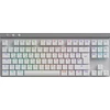 Belaidė klaviatūra Logitech G515 LIGHTSPEED TKL, Baltos spalvos, Išdėstymas: Vokiečių k. (Qwertz)