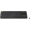 Logitech WIRELESS TOUCH Klaviatūra K400 - PLUS Juodas
