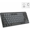 Klaviatūra Logitech MX Mechaninė Mini for Mac/ belaidė/ grafitas/ US