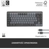 LOGITECH MX MECHANICAL MINI Belaidė minimalistinė klaviatūra su apšvietimu, Grafito spalvos, (US), Tactile Quiet