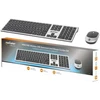 Klaviatūra Manhattan Belaidės klaviatūros ir pelės rinkinys su 2,4 GHz RF USB