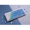 [[KEEP0]]MCHOSE G75 belaidė mechaninė klaviatūra | JAV išdėstymas | Matcha Latte Switch V2 jungikliai | 2,4 GHz, BT | Arktinio sniego balta