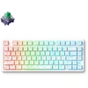 MCHOSE Jet 75 laidinė magnetinė žaidimų klaviatūra | US | Kailh God Switch | Balta Topograhic