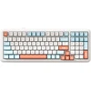 Klaviatūra žaidimams Mchose K99 MCHOSE Icy Creamsicle belaidė mechaninė su pašvietimu oranžinė