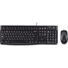 Klaviatūra Laidinis klaviatūros ir pelės komplektas Logitech MK120, UK išdėstymas
