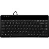 Klaviatūra Perixx Perixx PERIBOARD-409 H, DE, Mini USB klaviatūra, 2 šakotuvai, juoda