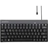 Klaviatūra Perixx Perixx PERIBOARD-422 DE, Mini USB-C Klaviatūra su laidu, juodas