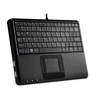 Klaviatūra Perixx Perixx PERIBOARD-510 H PLUS US, mini USB klaviatūra, touchpad, hub, juodas