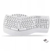 Klaviatūra Perixx Perixx Periboard-612W DE, belaidė ergonominė padalinta klaviatūra, balta
