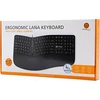 Powerton ERGO LANA ergonominė klaviatūra su laidine (USB) CZ/SK, pele