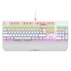 Žaidimų klaviatūra Rampage KB-R86 UMBRA. Balta. USB. RGB Rainbow pašvietimas. mėlyni mygtukai. mechaninė