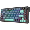 Klaviatūra žaidimams Redragon Behemoth K724GBG-RGB-PRO Mint Mambo belaidė mechaninė su pašvietimu pilka