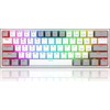 Klaviatūra žaidimams Redragon Fizz Pro K616 Redragon Mechaninė Raudona Switches belaidė mechaninė su pašvietimu balta ir-pilka