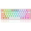 Klaviatūra Redragon K617 Fizz RGB baltas/pink