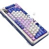 Klaviatūra žaidimams Redragon Flekact Pro K708AK-RGB-PRO Leopard L belaidė mechaninė su pašvietimu violetinė