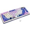 Klaviatūra žaidimams Redragon Flekact Pro K708AK-RGB-PRO Leopard L belaidė mechaninė su pašvietimu violetinė