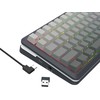 Klaviatūra žaidimams Redragon Flekact K708GG-RGB-PRO Leopard L belaidė mechaninė su pašvietimu pilka