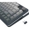 Klaviatūra žaidimams Redragon Flekact K708GG-RGB-PRO Leopard L belaidė mechaninė su pašvietimu pilka