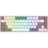Klaviatūra žaidimams Redragon Castor Pro K631RGB-PRO-WG Redragon Mechaninė Raudona Switches belaidė mechaninė su pašvietimu balta ir-pilka