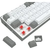 Klaviatūra žaidimams Redragon Castor Pro K631RGB-PRO-WG Redragon Mechaninė Raudona Switches belaidė mechaninė su pašvietimu balta ir-pilka