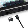 Klaviatūra žaidimams Redragon Wildslash LCD Pro K746WB-RGB-PRO Redragon RPC belaidė mechaninė su pašvietimu balta ir-juoda