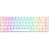 Royal Kludge RK61 klaviatūra | 60%, Hot-swap, Brown Switches, US, balta