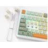 Klaviatūra Royal Kludge RK-M75 Slate Cyan Klaviatūra žaidimams Kremas switch