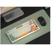Royal Kludge M75 Slate Cyan belaidė klaviatūra | 75%, Hot-swap, rusvai gelsvas switches, US