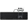 su laidu klaviatūra USB A/USB C QWERTY Dual (Mac/Windows) Satechi Slim LX3 su laidu space juodas
