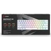 Klaviatūra žaidimams Savio Whiteout X2 Outemu Raudona su laidu mechaninė su pašvietimu balta
