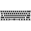 Sharkoon SKILLER SGK50 S4 Barebone, Gaming-klaviatūra - baltas, ANSI-išdėstymas