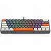 Klaviatūra žaidimams Tracer GameZone Claws 61 su laidu mechaninė su pašvietimu pilka