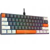 Klaviatūra žaidimams Tracer GameZone Claws 61 su laidu mechaninė su pašvietimu pilka