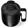 „Klean Kanteen“ „Kanteen Rise“ puodelis (su stumdomu dangteliu), 355 ml/12 oz, juodas