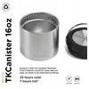 Klean Kanteen TKCanister, 473 ml / 16 uncijų, šlifuoto nerūdijančio plieno