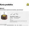 Abrazyvinis šlifavimo skriemulys Klingspor P40, 20x20x6 mm