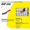 Klingspor K.SZCZOTKA RĘCZNA UCHWYT PLASTIKOWY BHP600 DRUT NIERDZEWNY