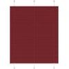 Klostuotos žaliuzės, bordo spalvos, 110x100 cm, audinys, plotis 109,4 cm, poliesteris