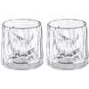 KLUBO Nr. 2 žemos stiklinės, superstiklas, 2 x 250 ml, KOZIOL