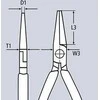 Knipex 160mm izoliuoti apvalūs replės (22 06 160)