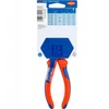 Knipex Knipex 74 02 160, Diagonal pliers, 2 mm, Steel, Plastic, Mėlyna, Raudona, 57 mm