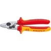 KNIPEX NOŻYCE IZOLOWANE 1000V DO CIĘCIA KABLI I PRZEWODÓW 165mm Fi15mm / 50mm2