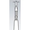 Knipex Preciziniai pjovimo įrankiai 0.6- 1.6mm, long.115mm CU (77 12 115)