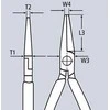 Knipex Semicirantai 160mm izoliuoti replės (25 06 160)