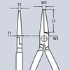 Replės Knipex 3016160; 160 mm