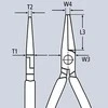 Replės Knipex 3016160; 160 mm