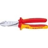 KNIPEX didelės apkrovos įstrižinės pjaustyklės 74 06 250 VDE, pjovimo replės (raudona/geltona, ilgis 250 mm, patikrinta VDE)