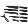 Elitehoff KNIVES KNIFE rinkinys Peeler CERAMIC STEEL Juodas