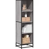 knygų spintelė Pilka Sonoma 40x35x139 cm Engineered Wood